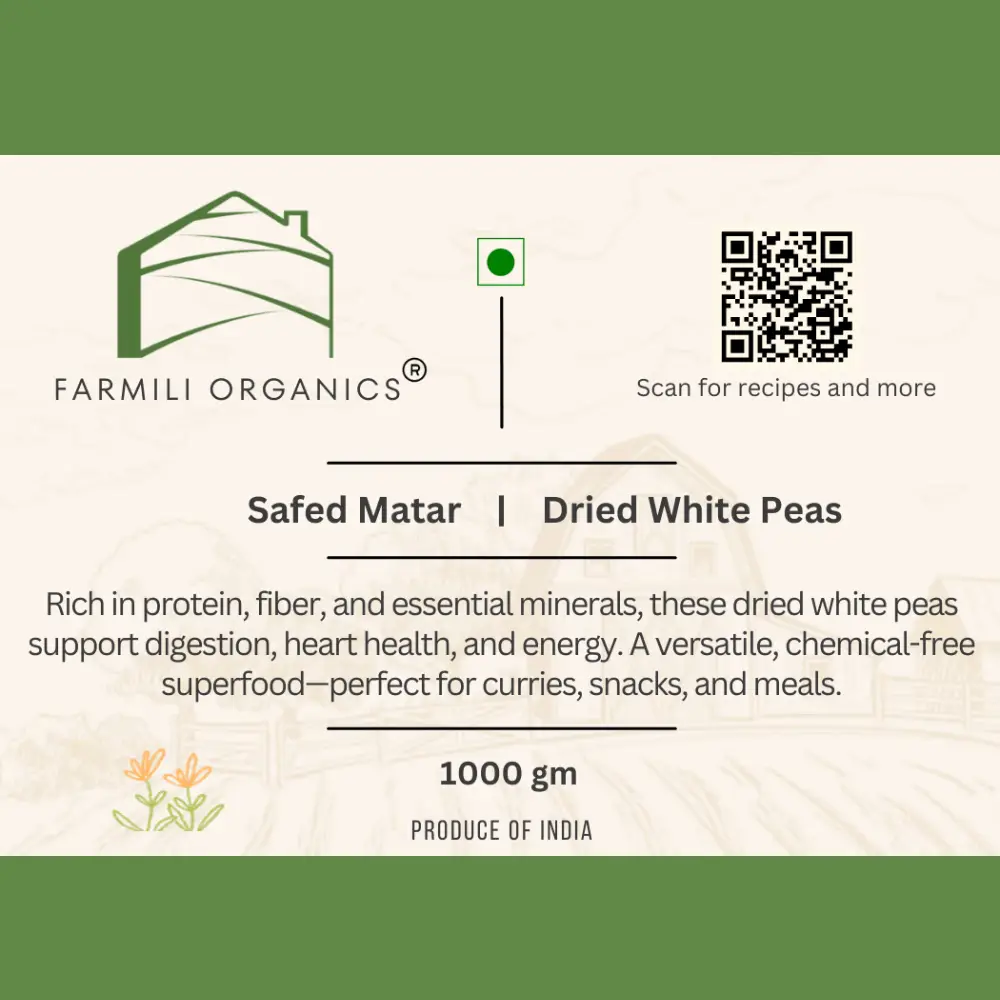 Dried White Peas (Matra) - Image 2